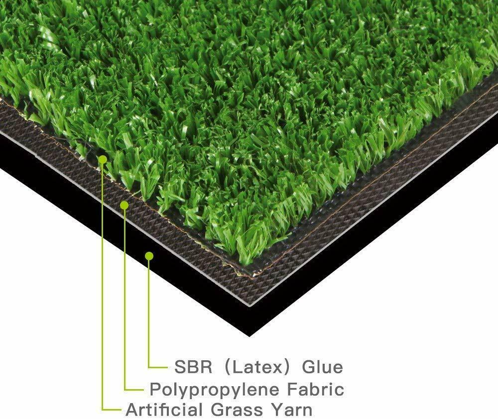 33x3.3 ft Synthetic Landscape Fake Grass Mat Artificial Pet Turf Lawn Garden