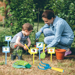 8pcs Kids Gardening Tools Watering can shovel toys Garden Tool Set for Kids Gift