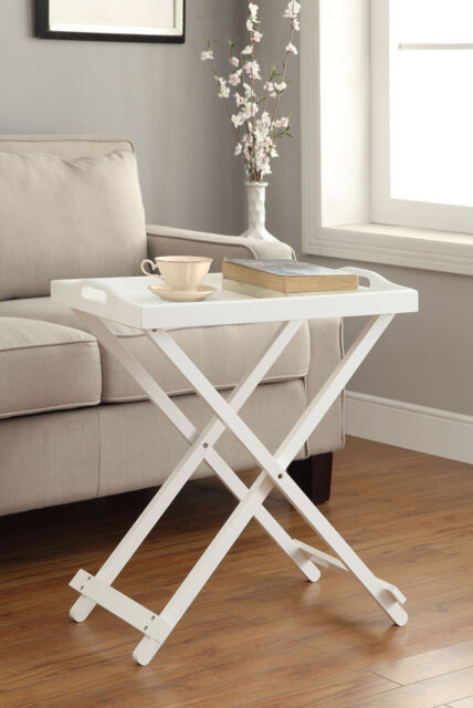 Designs2Go Tray Table 239900W, White Finish