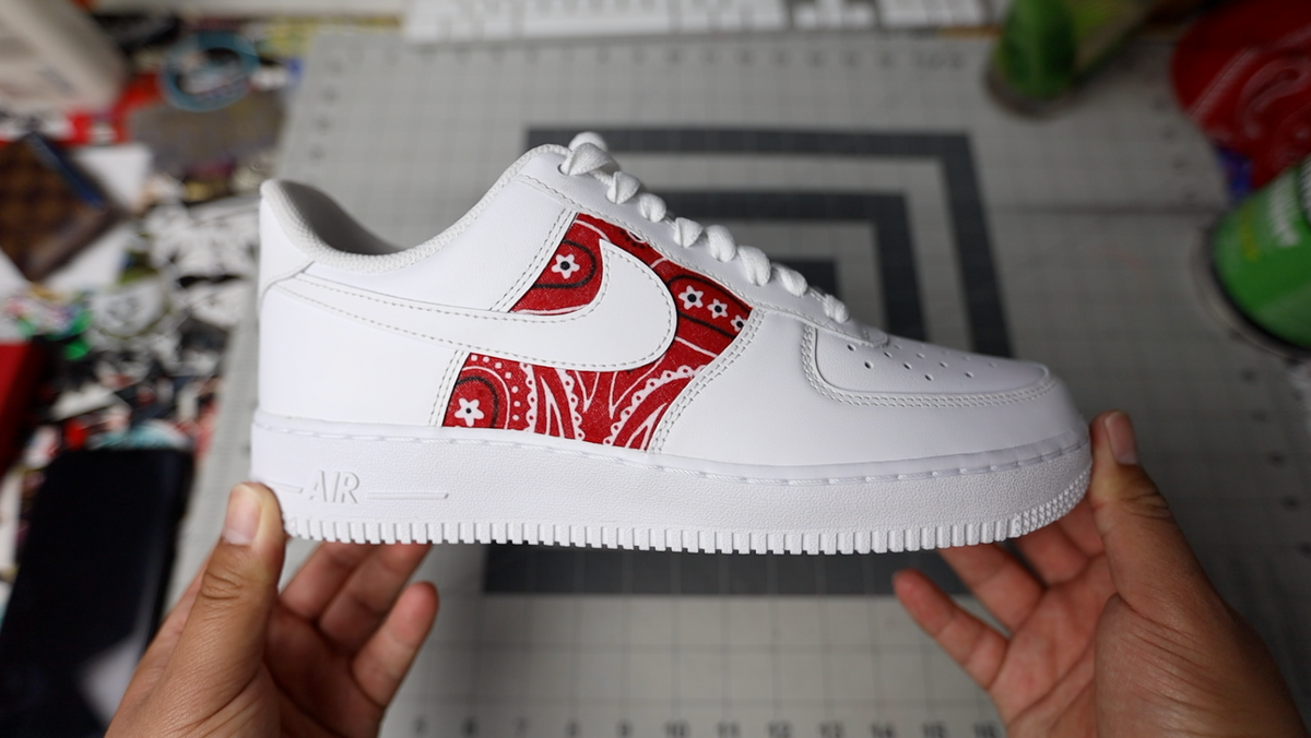 how to make bandana air force 1