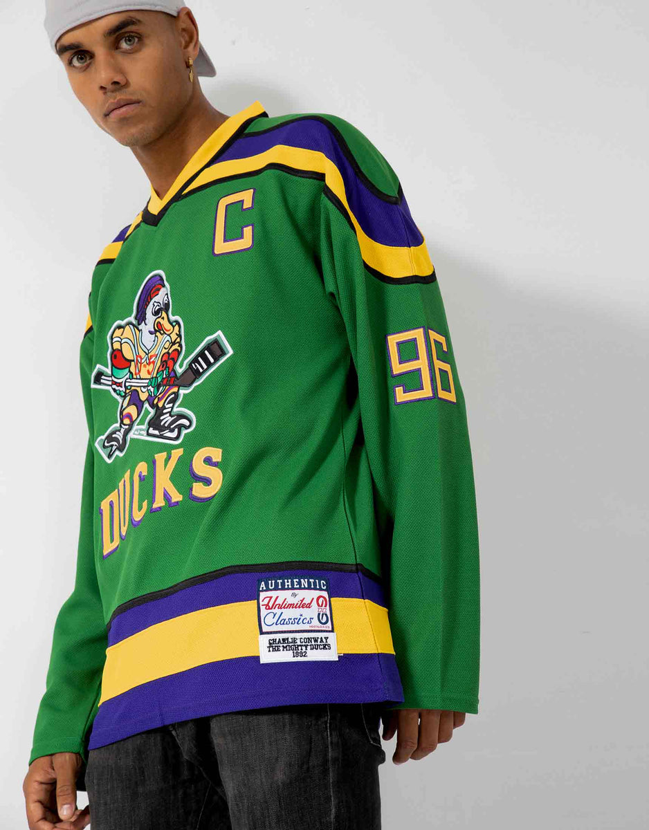  Eway Charlie Conway #96 Mighty Ducks - Camiseta de