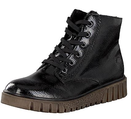 RIEKER LADIES Y3441-00 LACE UP BOOT 