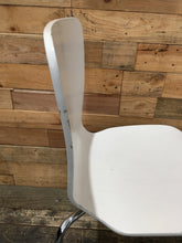 Load image into Gallery viewer, White Chair with Metal Legs