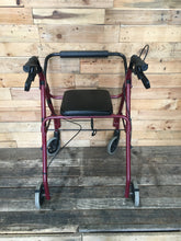 Load image into Gallery viewer, Maroon and Black Mobility Seat Walker