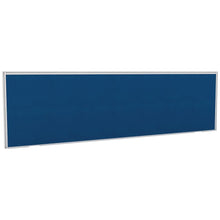 Load image into Gallery viewer, Partition Screen 1800X525 White Frame - Blue Fabric
