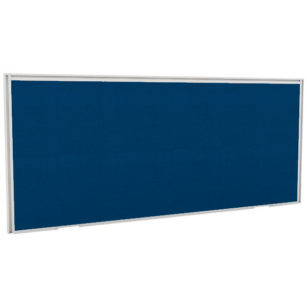 Partition Screen 1200X525 White Frame - Blue Fabric