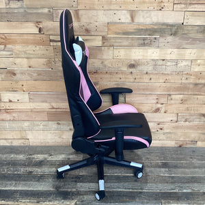 Black, White and Pink Frank Typhoon Gaming Chair
