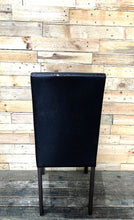 Load image into Gallery viewer, Set of 3 Black Leather Dining Chairs