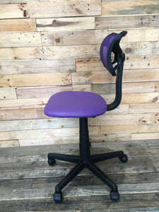 Purple Mesh Back Office Chair