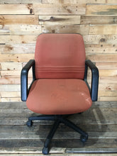 Load image into Gallery viewer, Orange Office Chair with Armrests
