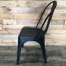 Load image into Gallery viewer, Matte Black Metal Chair