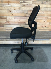 Load image into Gallery viewer, Black Office Chair Without Arms - Seat Marked