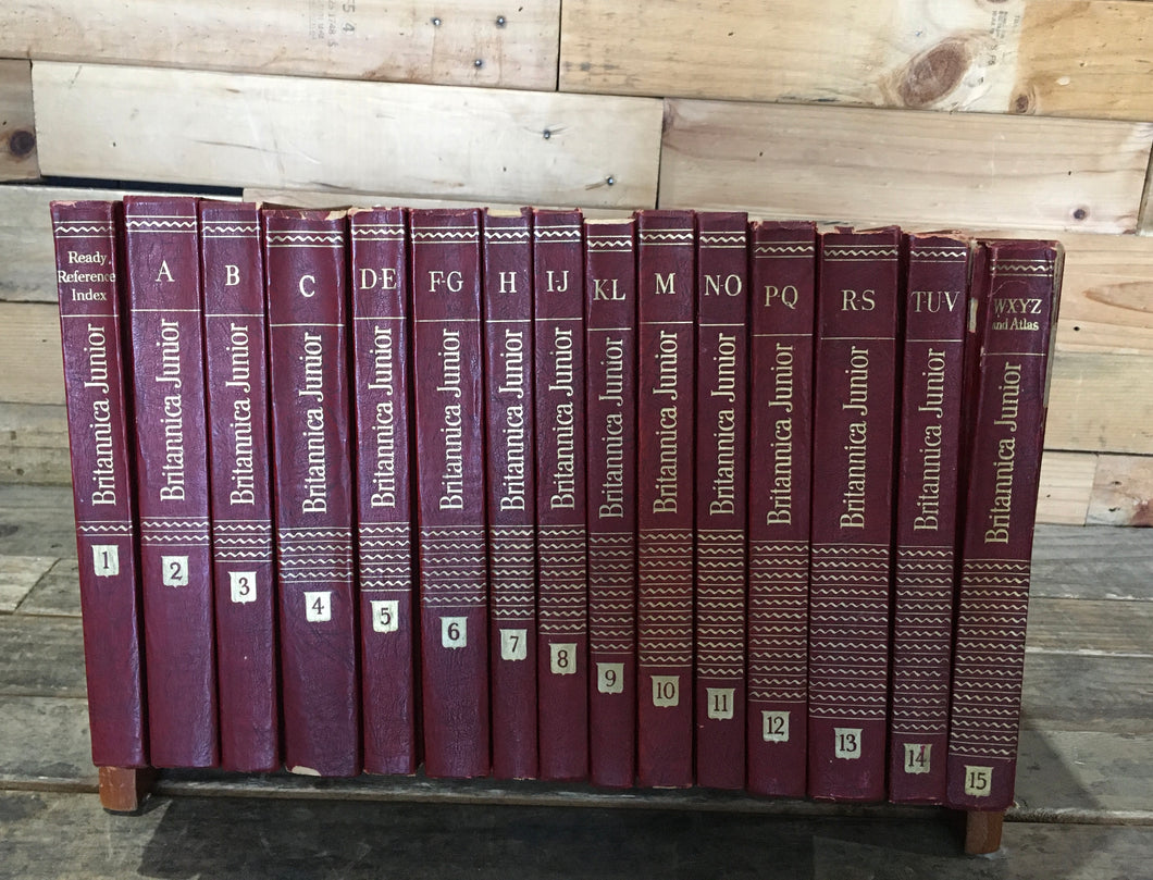Britannica Junior Volumes 1-15 Hardcover