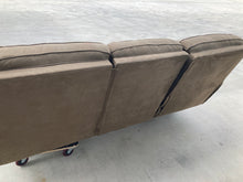 Load image into Gallery viewer, Suede Reclining Couch