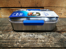 Load image into Gallery viewer, Bento Box - Blue and Stainless Steel