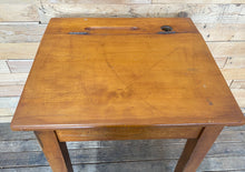 Load image into Gallery viewer, Vintage Wooden School Desk