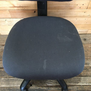 Grey Cushioned Office Chair w/o Arms