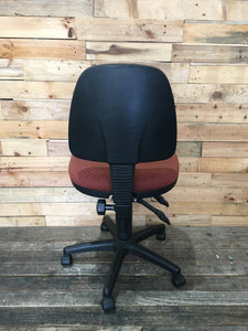 Office Chair_Orange/Brown
