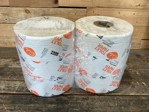 6 Pack of Bulk Sized Toilet Rolls