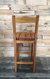 A Set of Wooden Bar Chairs