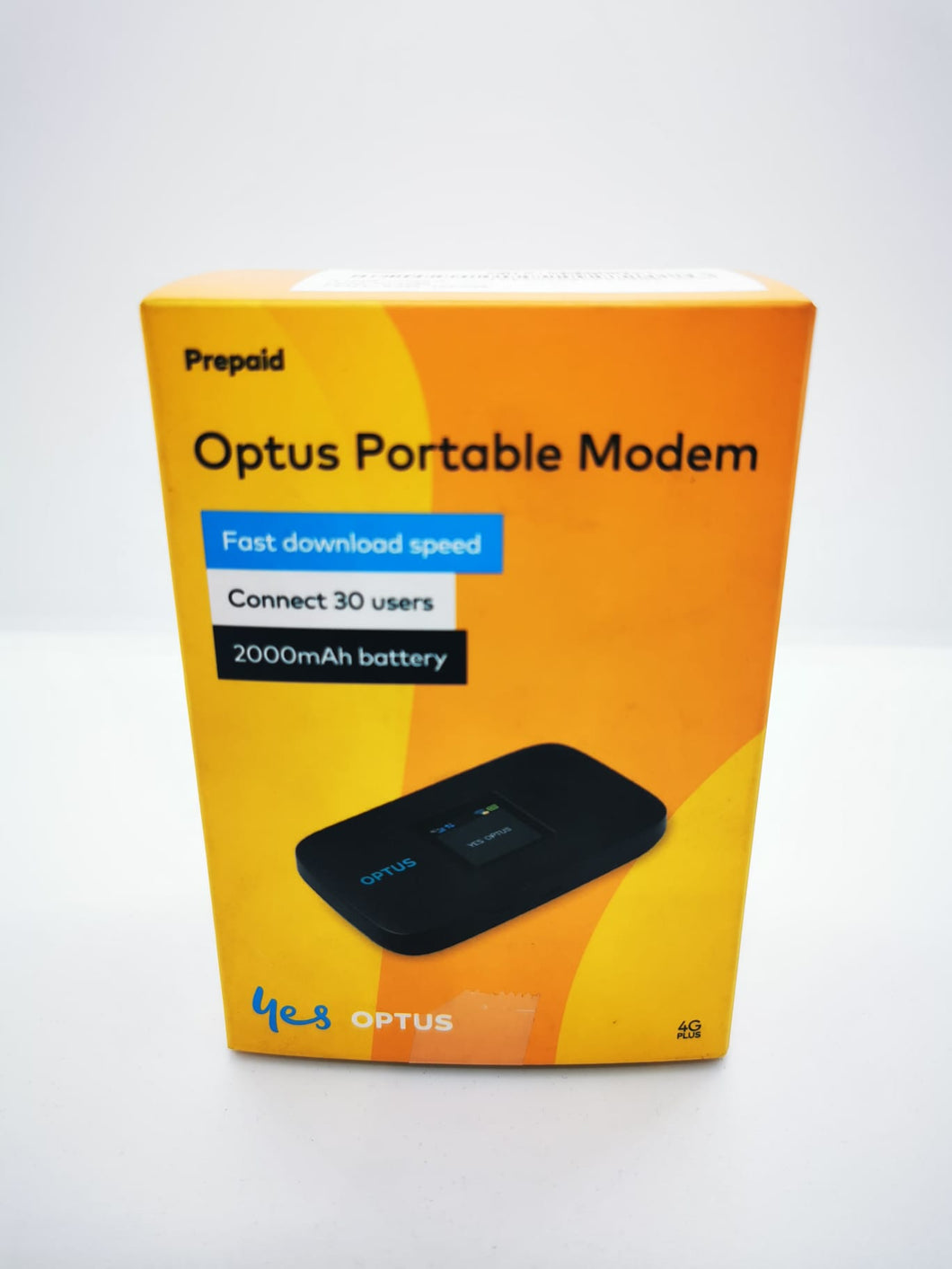 Prepaid Optus Portable Modem - Black
