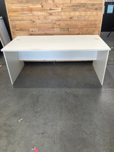 Large White Double Desk