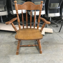 Load image into Gallery viewer, Kids Size Wooden Chair