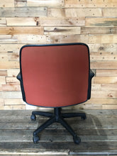 Load image into Gallery viewer, Orange Office Chair with Armrests