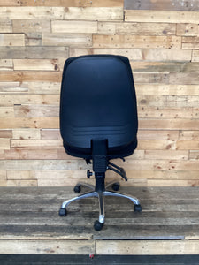 Black Ergonomic Office Chair - No Arms