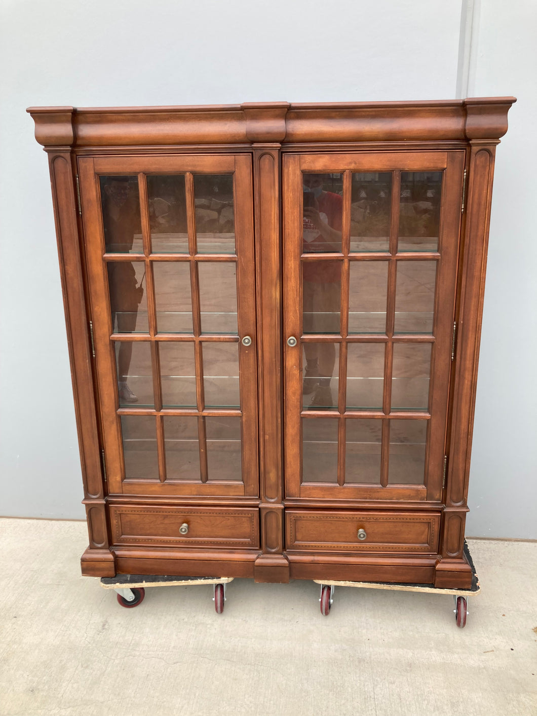 Glass Cabinet with Lights