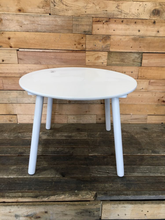 Load image into Gallery viewer, Small Round Coffee Table - White Legs