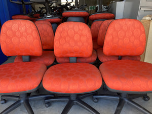 Orange Ergonomic Chairs - Bulk Quantities Available (Priced Each)