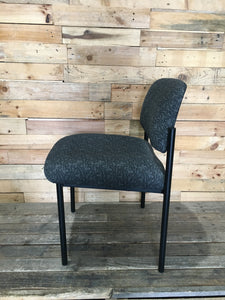 Black Patterned Office Chair