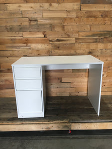 White Desk with 2 Drawers