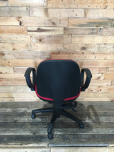 Load image into Gallery viewer, Red office Chair With Armrest