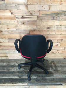 Red office Chair With Armrest