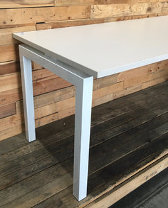 White Metal Table