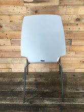 Load image into Gallery viewer, White Chair With Metal Legs
