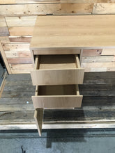 Load image into Gallery viewer, Oak Desk with 2 Drawers