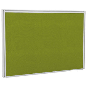 Partition Screen 700X525 White Frame - Green Fabric
