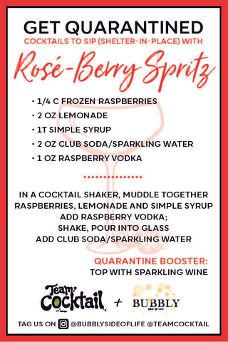 Rose-Berry Spritz Cocktail