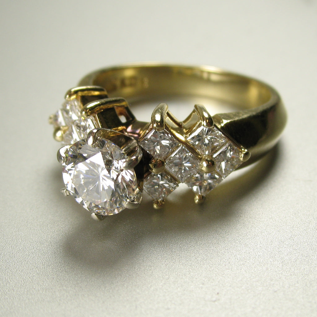 ... concept. Here's the customer's original ring style before remaking it
