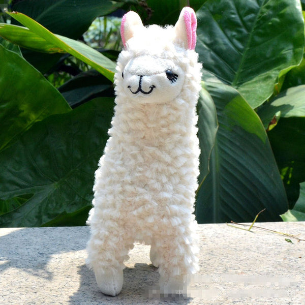 white llama stuffed animal