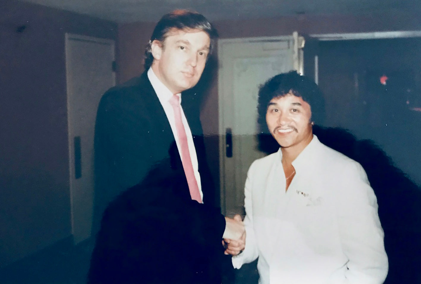 Rocky Aoki and Donald Trump