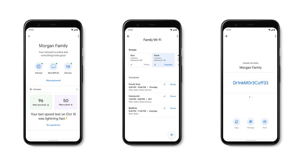 You can manage your network in the Google Home app alongside your other supported connected devices.