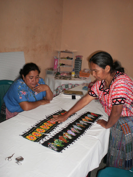 Alicia & Anselma and beautiful flat beaded bracelets