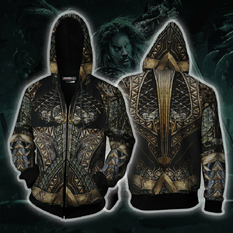 aquaman zip up hoodie