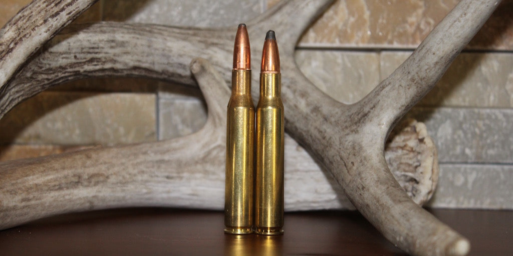 .270 Winchester (L) vs .30-06 Springfield (R)