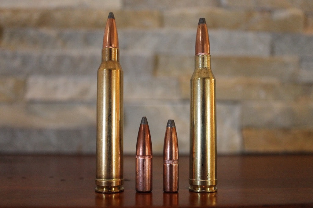 300 Winchester Magnum (L) vs 7mm Remington Magnum (R)