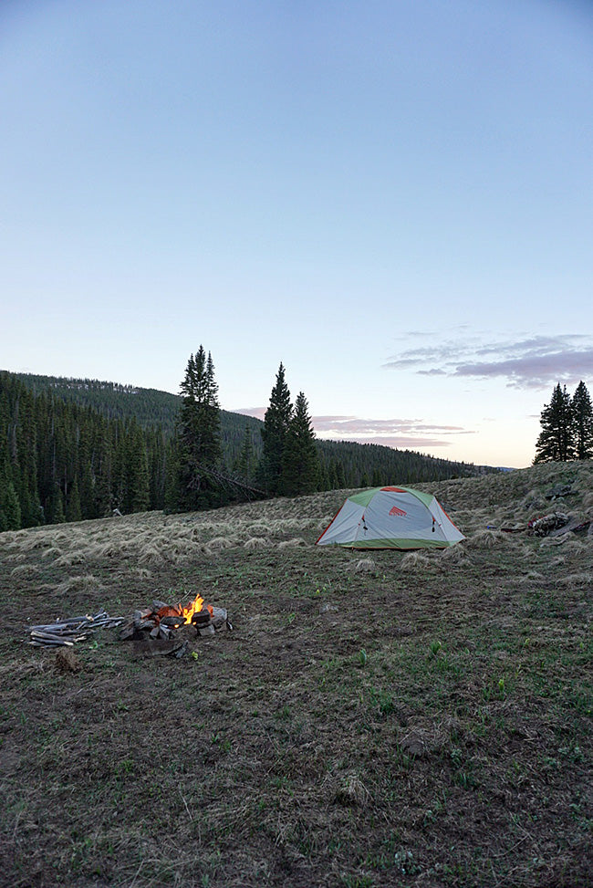 Tent Camp on a Ridgetop